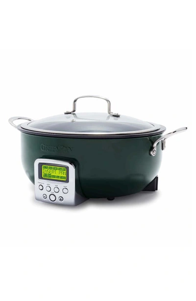 GreenPan Elite 6-Quart Essential Smart Skillet - Ponderosa Pine