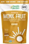 Health Garden Monk Fruit Sweetener, Golden- Non GMO - Gluten Free - Sugar Substitute - Kosher - Keto Friendly (3 lbs)