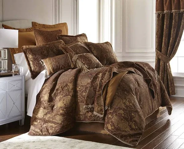 Sherry Kline China Art Brown 6-Piece Queen Comforter Set