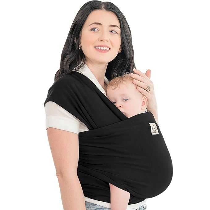 Keababies Baby Wrap Carrier - All in 1 Original Breathable Baby Sling, Lightweig