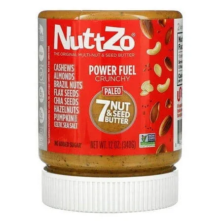 Nuttzo Power Fuel Crunchy Nut Butter