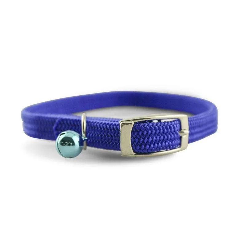 Kool Kat Collar with Bell 10in Blue