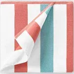 Laguna Beach Textile Co Cabana Beach Towel - Coral, Sea Glass