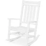 POLYWOOD Estate Rocking Chair - Black