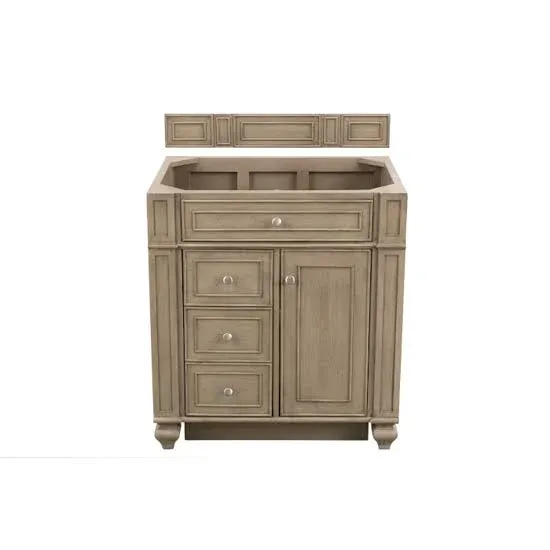 James Martin Vanities Bristol 30-in Whitewashed Walnut Bathroom Vanity Base Cabinet without TopJames Martin Vanities Bristol 30-in Whitewashed Walnut Bathroom Vanity Base Cabinet without Top