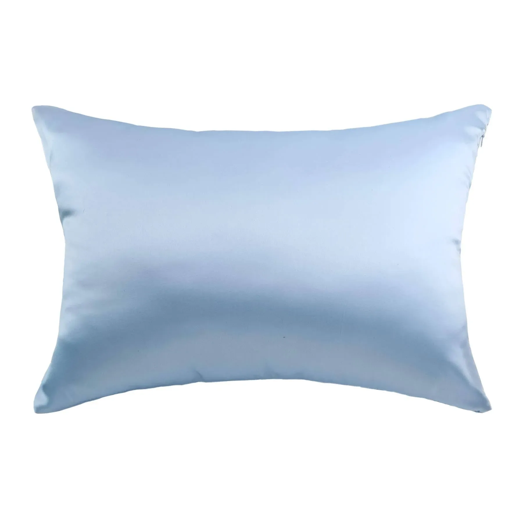 Nature Silk Pillowcase Light Blue Double Side 100% Mulberry Silk Pillow Cover...