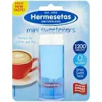 Hermesetas Mini Sweeteners (1200 per pack) - Pack of 2