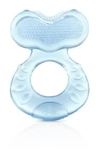 By Silicone Teetheeez Teether With Bristles Includes Hygienic Case Blue