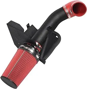 MOOSUN 4" inches Performance Cold Air Intake Kit with Filter & Powder Coated ...