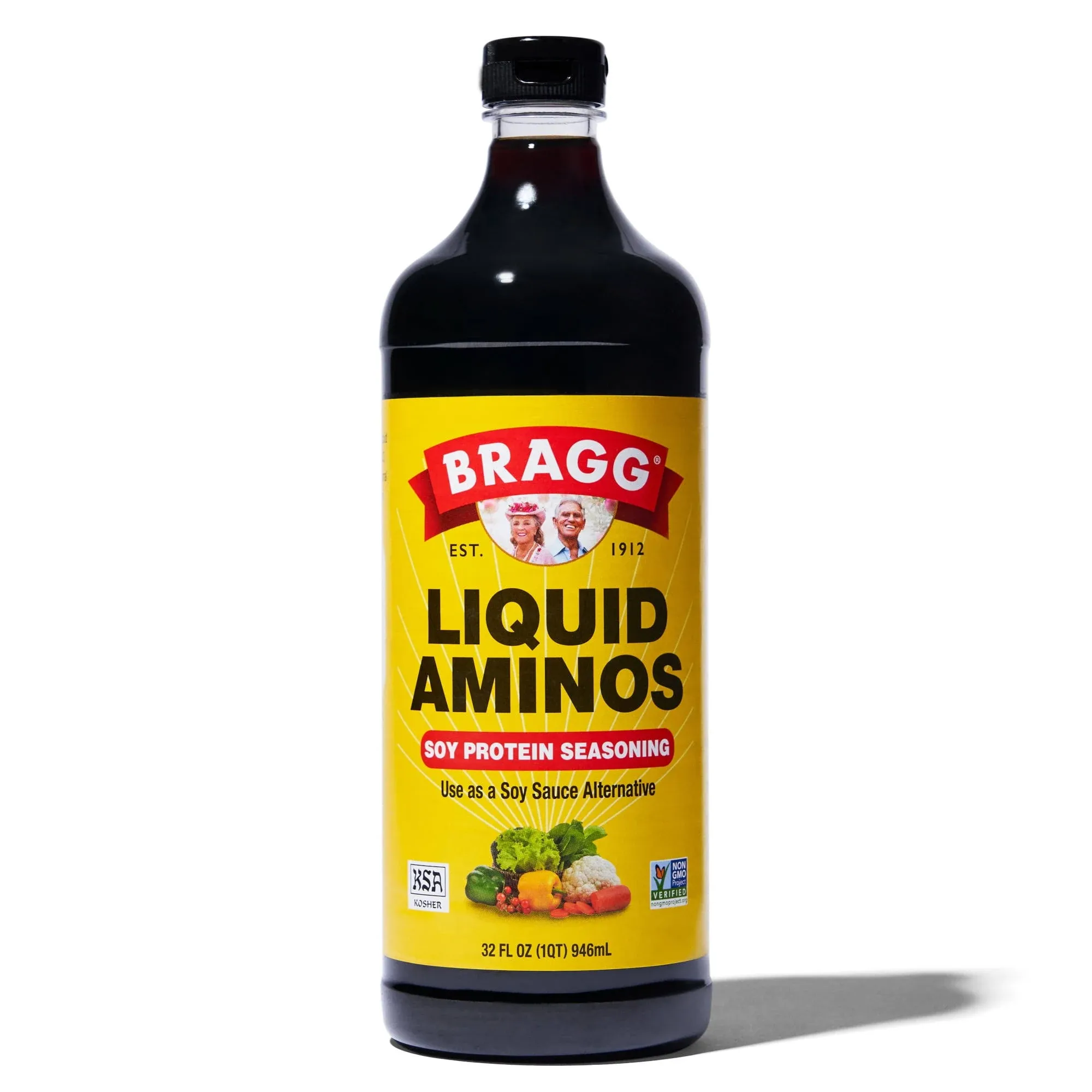 Bragg, Liquid Aminos, Soy Protein Seasoning, 16 fl oz Pack of 2