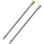 RIDGE WASHER Pressure Washer Extension Wand, 17 Inch Stainless Steel 1/4 Inch Quick Connect Power Washer Lance, 2 Pack