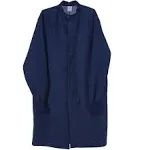 Medline unisex ASEP Barrier Lab Coats, Navy - Medium