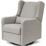 Carter's by Davinci Arlo Transitional Fabric Recliner and Swivel Glider in Beige