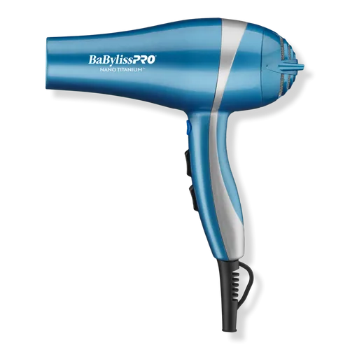 BaBylissPRO Professional Nano Titanium Hair Dryer with Ionic Technology – Dries Hair Faster with Less Frizz