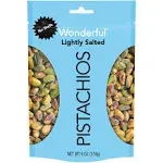 Wonderful No Shells Lightly Salted Pistachios, 6 oz