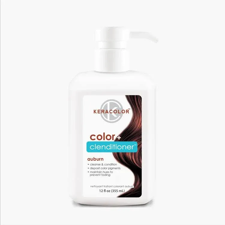 Keracolor Clenditioner Hair Dye (22 Colors) Semi Permanent Hair Color Depositing Conditioner, 12 Fl Oz