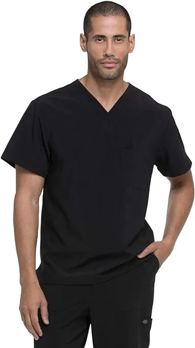 Dickies EDS Essentials Men Scrubs Top Tuckable V-Neck DK635