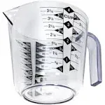 Chef Craft Select Plastic Measuring Cup, 4 Cup, Clear