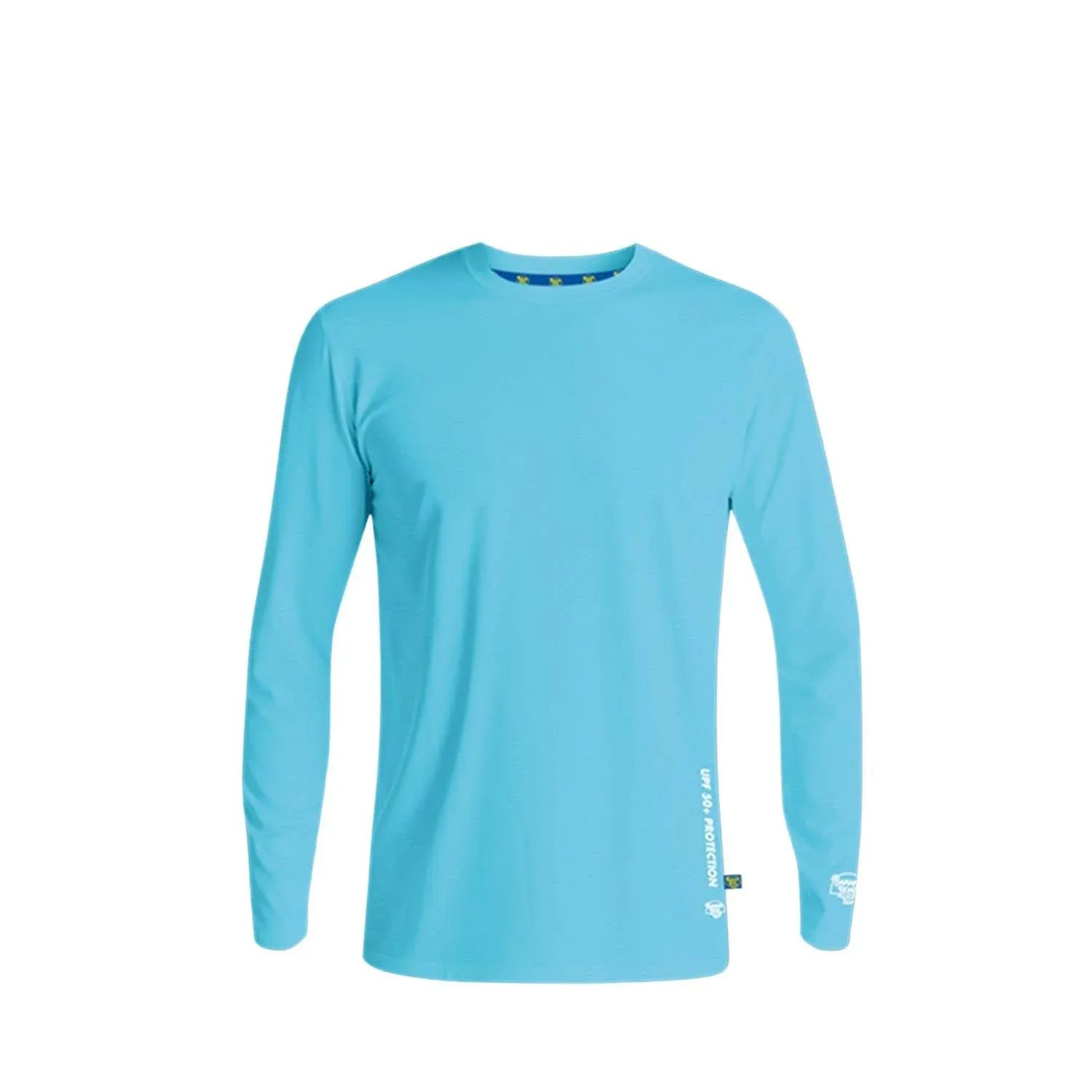 Banana Boat UPF 50+ Long Sleeve Tee Shirt | Space Dyed Aqua X-Large