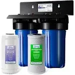 iSpring WGB21B-DS 2-Stage Whole House Water Filtration System with Ant