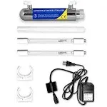 Ultraviolet Light Water Purifier Reverse Osmosis UV Sterilizer 6W, 1GPM