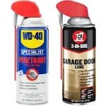 WD-40 Specialist Penetrant & 3 in One Garage Door Lube Combo Pack