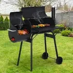 BBQ Charcoal Grills Outdoor BBQ Grill Camping Grill, Stainless Steel Grill Offse