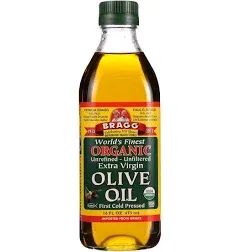 Bragg UWihDO Organic Extra Virgin Olive Oil, 16 oz (2 Pack)