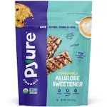 Pyure Organic Allulose Sweetener | Zero Carb, Zero Sugar, Zero Calorie | 0 Glycemic Index, No Erythritol, Gluten Free & Vegan Keto Sweetener | Plant Based Sweetener for Keto Friendly Food | 9 oz