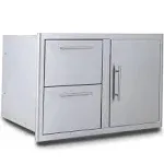 Blaze 32" Access Door and Double Drawer Combo