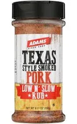 Adams Texas Style Smocked Pork Rub (8.2 oz)