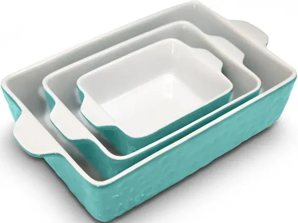 NutriChef 3-Piece Nonstick Bakeware PFOA PFOS PTFE Tray Set