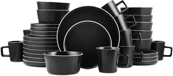 Stone +lain Allison 32-Piece Stoneware Dinnerware Set