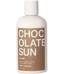 Chocolate Sun - Organic Glow Medium Tanning Cream Face & Body Clean, Non-Toxic Sunless Tanning Medium, 8 oz