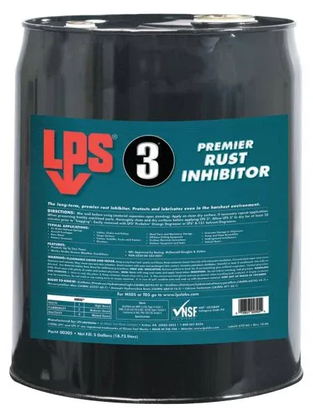 LPS 00305 #3 RUST INHIBITOR HEAVYDUTY PAIL