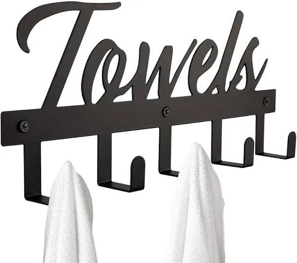 Aesthetic Bathroom Towel Rack