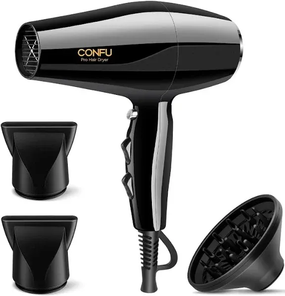 Professional 1875W Ionic Salon Hair Dryer, Ionic Blow Dryer with Diffuser and...