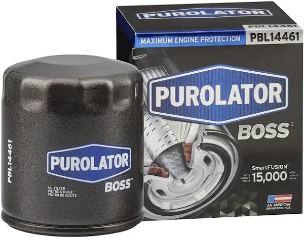 2015 Hyundai Accent PurolatorBOSS Oil Filter - Spin-on, Direct Fit, Sold individually PBL14461 by Purolator®