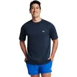 Speedo Men's Easy Swim Tee - Short Sleeve New Navy Medium