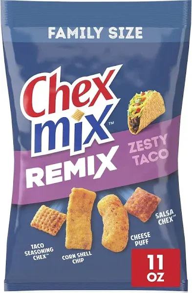 Remix Zesty Taco Snack Mix, 4.25 OZ (Pack of 8)