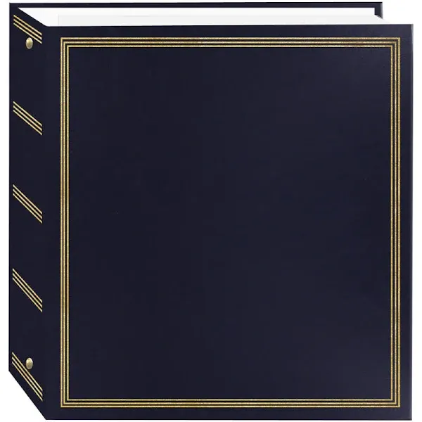 Pioneer Photo Albums TR-100 Black Magnetic 3-Ring Photo Album 100 Page, ys/m