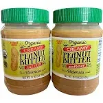 Trader Joe's Organic Peanut Butter Creamy Salted Valencia 1 lb (CASE OF 4)