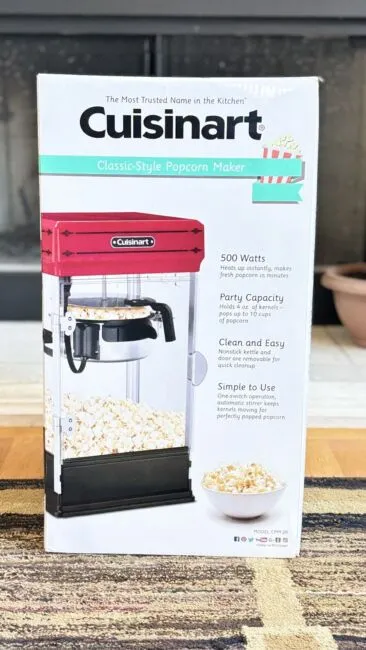 Cuisinart CPM-28 Classic-Style Popcorn Maker, Red, DAA