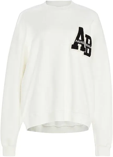 Anine Bing Miles Oversized Sweatshirt Letterman