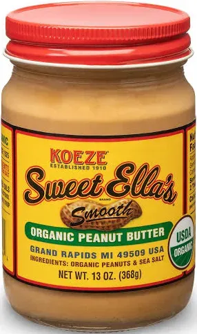 Brad's Organic Crunchy Peanut Butter