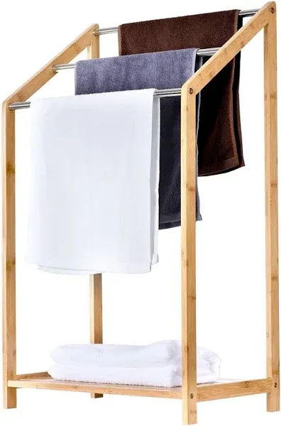 ToiletTree Products Bamboo Towel Rack