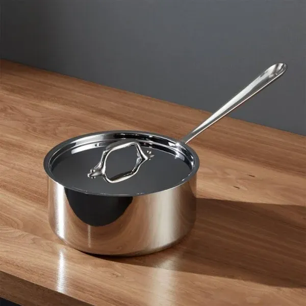 All-Clad D3 Stainless Steel Saucepan with Lid