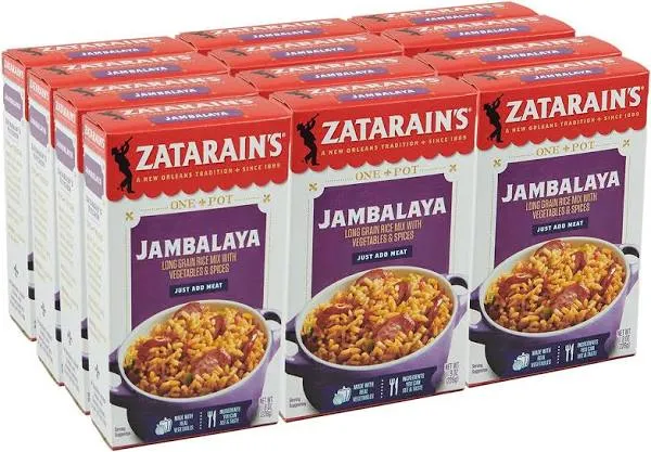 Zatarain's Jambalaya Family Size One-Pot Rice Dinner Mix (12 oz)