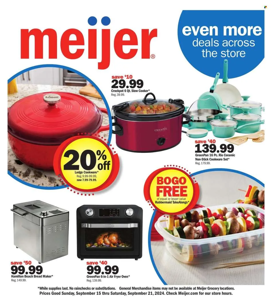 Meijer Ad - even more deals across the store