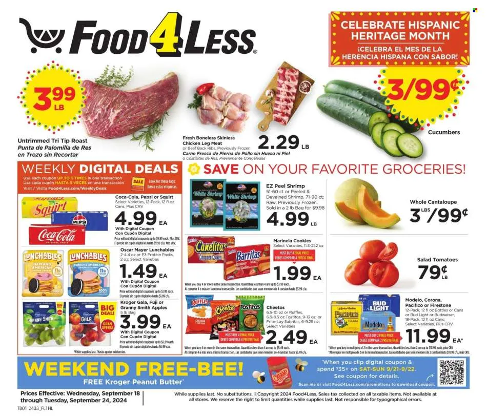 Food 4 Less Ad - California Weekly Ad